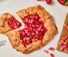 Strawberry Rhubarb Galette