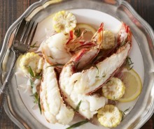 Tarragon and Lemon Lobster Scampi