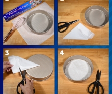 How To Make A Parchment Liner for Round Cake Pans