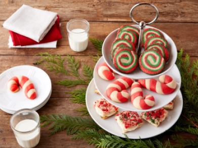 One Dough, Three Festive Holiday Cookies